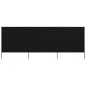 vidaXL 3-teiliges Windschutzgewebe 400 x 120 cm Schwarz vidaXL 3-teiliges Windschutzgewebe 400 x 120 cm Schwarz
