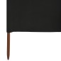 vidaXL 3-teiliges Windschutzgewebe 400 x 120 cm Schwarz vidaXL 3-teiliges Windschutzgewebe 400 x 120 cm Schwarz