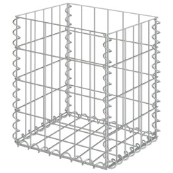 vidaXL Gabionenkörbe 2 Stk. Verzinkter Stahl 30x30x40 cm