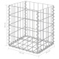vidaXL Gabionenkörbe 2 Stk. Verzinkter Stahl 30x30x40 cm vidaXL Gabionenkörbe 2 Stk. Verzinkter Stahl 30x30x40 cm