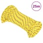 vidaXL Bootsseil Gelb 4 mm 25 m Polypropylen vidaXL Bootsseil Gelb 4 mm 25 m Polypropylen