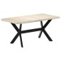 vidaXL Esstisch Weiß 160 x 80 x 75 cm Massivholz Mango vidaXL Esstisch Weiß 160 x 80 x 75 cm Massivholz Mango