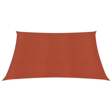 vidaXL Sonnensegel 160 g/m² Terrakottarot 6x6 m HDPE