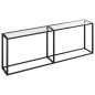 vidaXL Konsolentisch Transparent 220x35x75,5 cm Hartglas vidaXL Konsolentisch Transparent 220x35x75,5 cm Hartglas