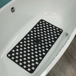Sealskin Antirutschmatte Badewanne Doby 75 x 38 cm Schwarz 312005219