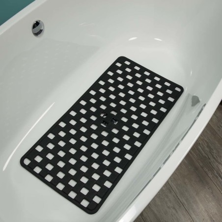 Sealskin Antirutschmatte Badewanne Doby 75 x 38 cm Schwarz 312005219