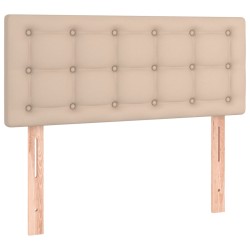 Kopfteil Cappuccino-Braun 100x5x78/88 cm Kunstleder