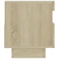 vidaXL TV-Schrank mit LED-Leuchten Sonoma-Eiche 80x35x40 cm vidaXL TV-Schrank mit LED-Leuchten Sonoma-Eiche 80x35x40 cm