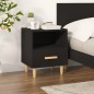 vidaXL Nachttisch Schwarz 40x35x47 cm vidaXL Nachttisch Schwarz 40x35x47 cm