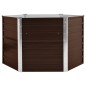 vidaXL Garten-Hochbeet Braun 129 x 129 x 77 cm Verzinkter Stahl vidaXL Garten-Hochbeet Braun 129 x 129 x 77 cm Verzinkter Stahl
