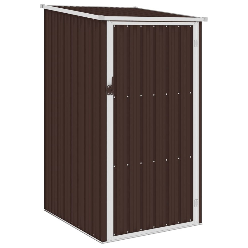 vidaXL Gerätehaus Braun 87x98x159 cm Verzinkter Stahl vidaXL Gerätehaus Braun 87x98x159 cm Verzinkter Stahl