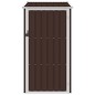vidaXL Gerätehaus Braun 87x98x159 cm Verzinkter Stahl vidaXL Gerätehaus Braun 87x98x159 cm Verzinkter Stahl