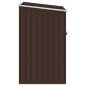 vidaXL Gerätehaus Braun 87x98x159 cm Verzinkter Stahl vidaXL Gerätehaus Braun 87x98x159 cm Verzinkter Stahl