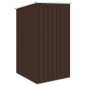 vidaXL Gerätehaus Braun 87x98x159 cm Verzinkter Stahl vidaXL Gerätehaus Braun 87x98x159 cm Verzinkter Stahl