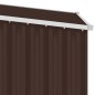 vidaXL Gerätehaus Braun 87x98x159 cm Verzinkter Stahl vidaXL Gerätehaus Braun 87x98x159 cm Verzinkter Stahl