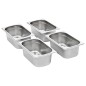 vidaXL Gastronormbehälter 8 Stk. GN 1/4 100 mm Edelstahl vidaXL Gastronormbehälter 8 Stk. GN 1/4 100 mm Edelstahl