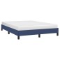 Bettgestell Blau 140x190 cm Stoff Bettgestell Blau 140x190 cm Stoff