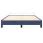 Bettgestell Blau 140x190 cm Stoff Bettgestell Blau 140x190 cm Stoff