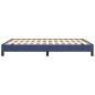 Bettgestell Blau 140x190 cm Stoff Bettgestell Blau 140x190 cm Stoff