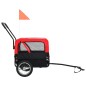 vidaXL 2-in-1 Tier-Fahrradanhänger und Jogger Rot und Schwarz vidaXL 2-in-1 Tier-Fahrradanhänger und Jogger Rot und Schwarz