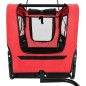 vidaXL 2-in-1 Tier-Fahrradanhänger und Jogger Rot und Schwarz vidaXL 2-in-1 Tier-Fahrradanhänger und Jogger Rot und Schwarz