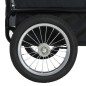vidaXL 2-in-1 Tier-Fahrradanhänger und Jogger Rot und Schwarz vidaXL 2-in-1 Tier-Fahrradanhänger und Jogger Rot und Schwarz