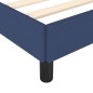Bettgestell Blau 140x190 cm Stoff Bettgestell Blau 140x190 cm Stoff