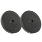 vidaXL Hantelscheiben 2 Stk. 30 kg Zement vidaXL Hantelscheiben 2 Stk. 30 kg Zement