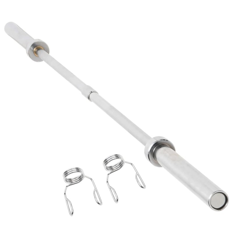 vidaXL Olympische Langhantel 220 cm Stahl vidaXL Olympische Langhantel 220 cm Stahl