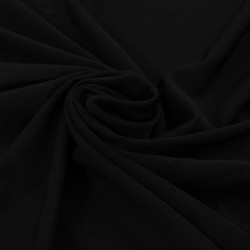 vidaXL 2 Stück Stretch-Tischdecken mit Rand Schwarz 180 x 74 cm