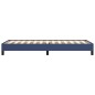 Bettgestell Blau 90x200 cm Stoff Bettgestell Blau 90x200 cm Stoff