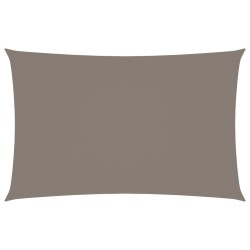 vidaXL Sonnensegel Oxford-Gewebe Rechteckig 2x5 m Taupe