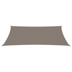 vidaXL Sonnensegel Oxford-Gewebe Rechteckig 2x5 m Taupe