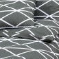 vidaXL Bettwäsche-Set Grau 200x200 cm Baumwolle vidaXL Bettwäsche-Set Grau 200x200 cm Baumwolle