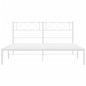 vidaXL Bettgestell mit Kopfteil Metall Weiß 120x190 cm vidaXL Bettgestell mit Kopfteil Metall Weiß 120x190 cm
