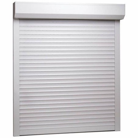 vidaXL Rollladen Aluminium 100x120 cm Weiß