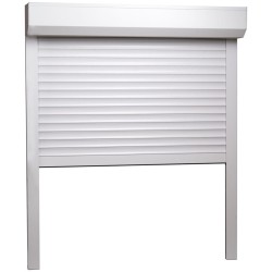 vidaXL Rollladen Aluminium 100x120 cm Weiß