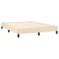 Bettgestell Creme 140x190 cm Stoff Bettgestell Creme 140x190 cm Stoff
