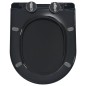 vidaXL Toilettensitz mit Absenkautomatik und Quick-Release Schwarz vidaXL Toilettensitz mit Absenkautomatik und Quick-Release Schwarz