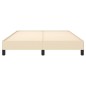 Bettgestell Creme 140x190 cm Stoff Bettgestell Creme 140x190 cm Stoff