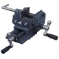 vidaXL Schraubstock Kreuztisch Handbetrieben 70 mm