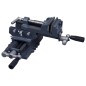 vidaXL Schraubstock Kreuztisch Handbetrieben 70 mm
