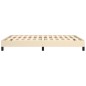 Bettgestell Creme 140x190 cm Stoff Bettgestell Creme 140x190 cm Stoff