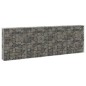 vidaXL Gabionenwand mit Abdeckung Verzinkter Stahl 300x30x100 cm vidaXL Gabionenwand mit Abdeckung Verzinkter Stahl 300x30x100 cm