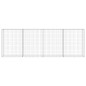 vidaXL Gabionenwand mit Abdeckung Verzinkter Stahl 300x30x100 cm vidaXL Gabionenwand mit Abdeckung Verzinkter Stahl 300x30x100 cm
