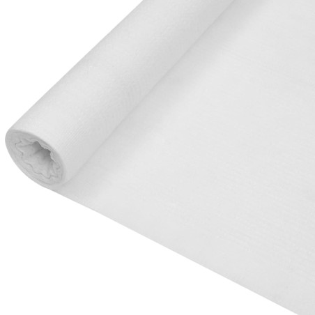 vidaXL Zaunblende Weiß 3,6x50 m HDPE 150 g/m²