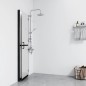 vidaXL Faltbare begehbare Duschwand ESG-Glas mattiert 80x190 cm vidaXL Faltbare begehbare Duschwand ESG-Glas mattiert 80x190 cm