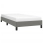 Bettgestell Dunkelgrau 90x190 cm Stoff Bettgestell Dunkelgrau 90x190 cm Stoff