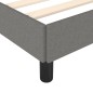 Bettgestell Dunkelgrau 90x190 cm Stoff Bettgestell Dunkelgrau 90x190 cm Stoff