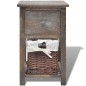 vidaXL Nachttisch Holz Braun vidaXL Nachttisch Holz Braun